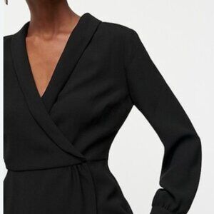 JCrew Drapey Faux Wrap Top